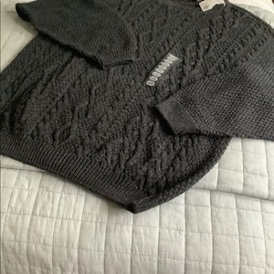 NWT men’s cable knit sweater XL